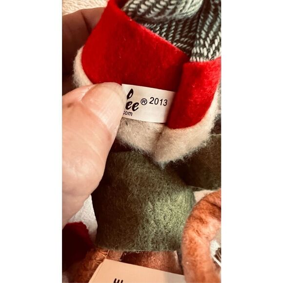 Annalee Christmas Mouse in Stocking 10" 2013 - Picture 6 of 7